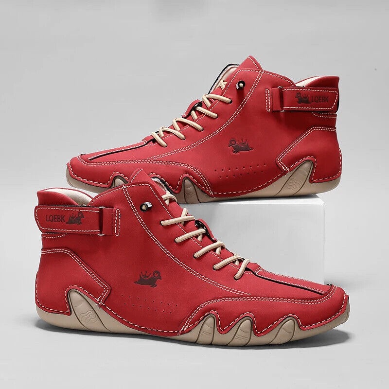 Fashion Men'S Boots - Leather Casual Shoes Sneakers for Men
