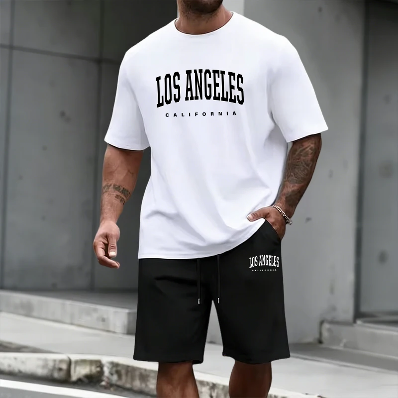 Mens Fashion Ideas - Men's Tracksuit Short Sleeve Top and