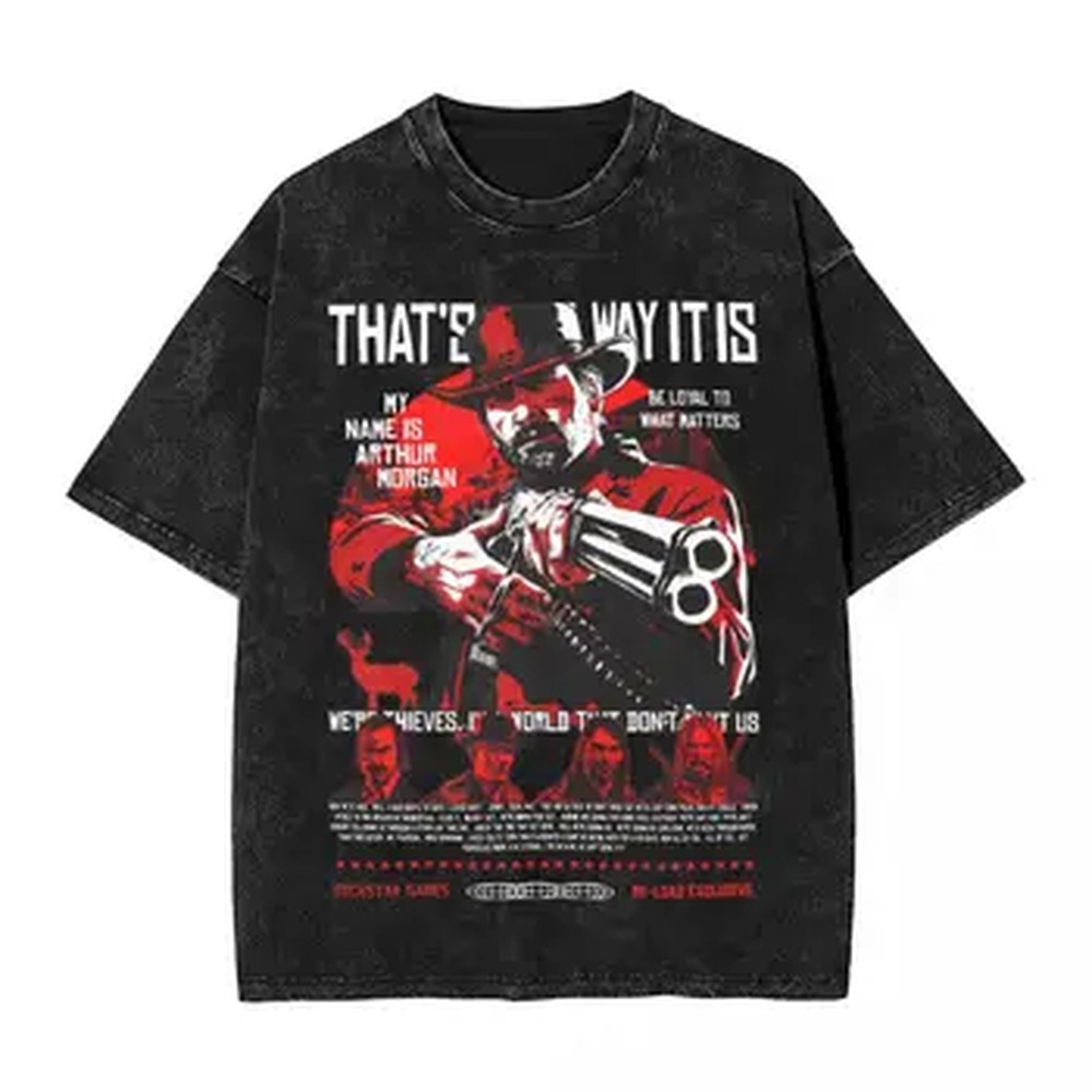 Graphic Tee Oversized - Red Dead Redemption 2 Graphic T