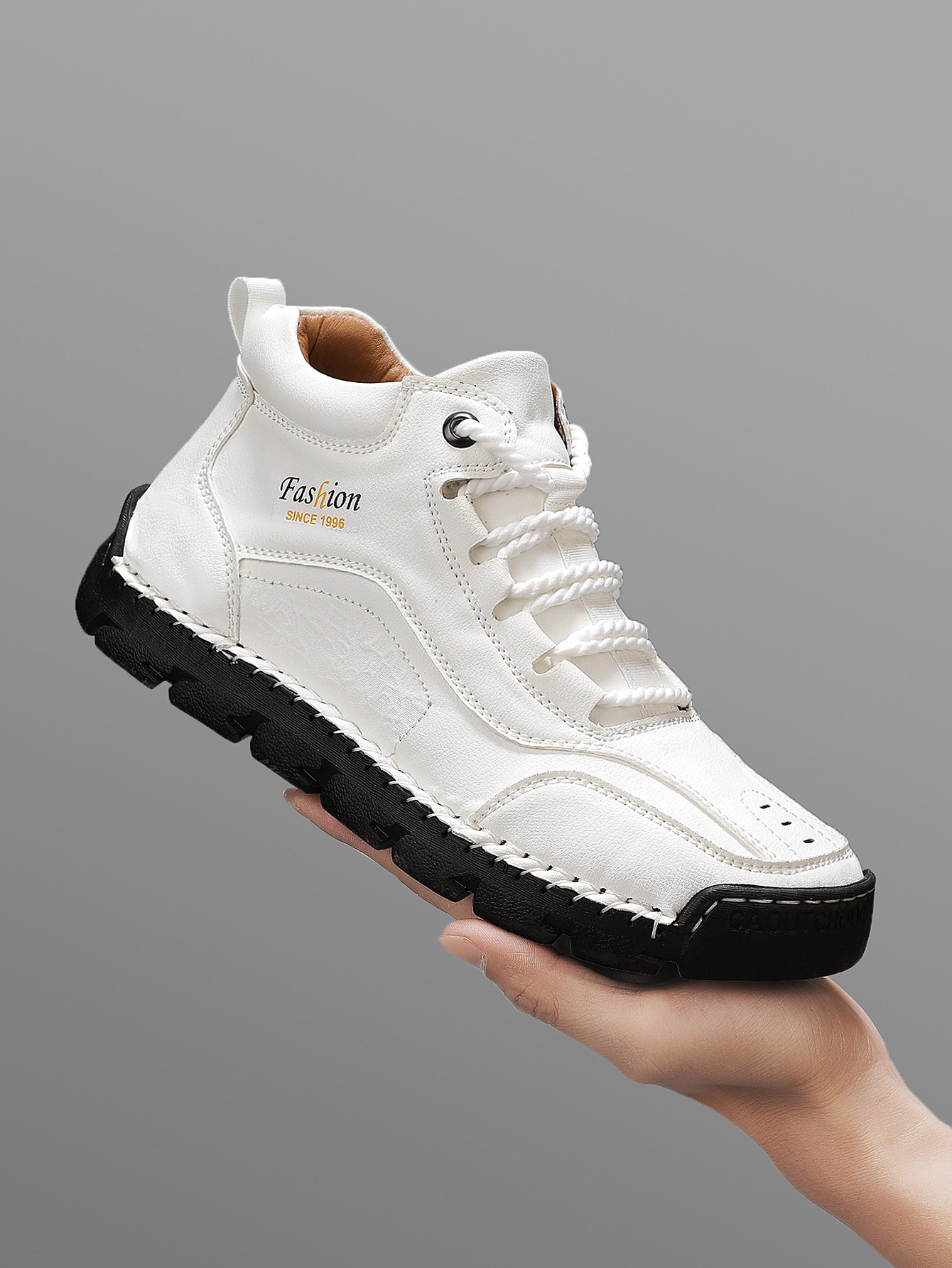 Fashion Men'S Boots - Men's Handmade Mid-Top Casual Shoes, Simple