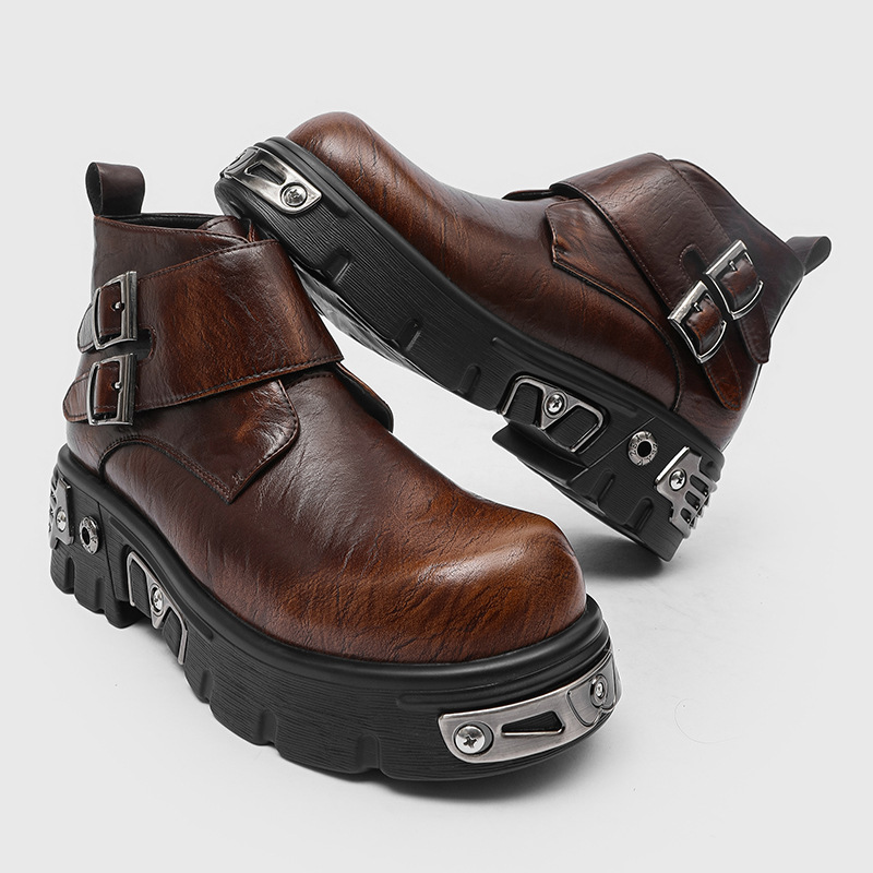 Fashion Men'S Boots - large size men fashion punk goth