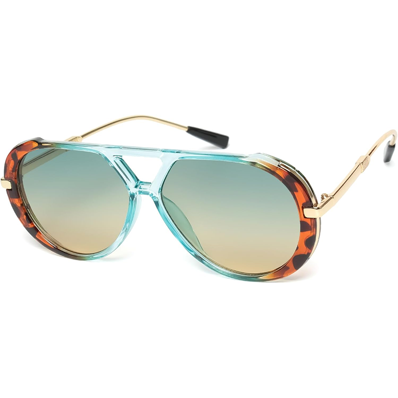 Men'S Fashion 70S - KENBO Retro Gold Aviator Sunglasses for