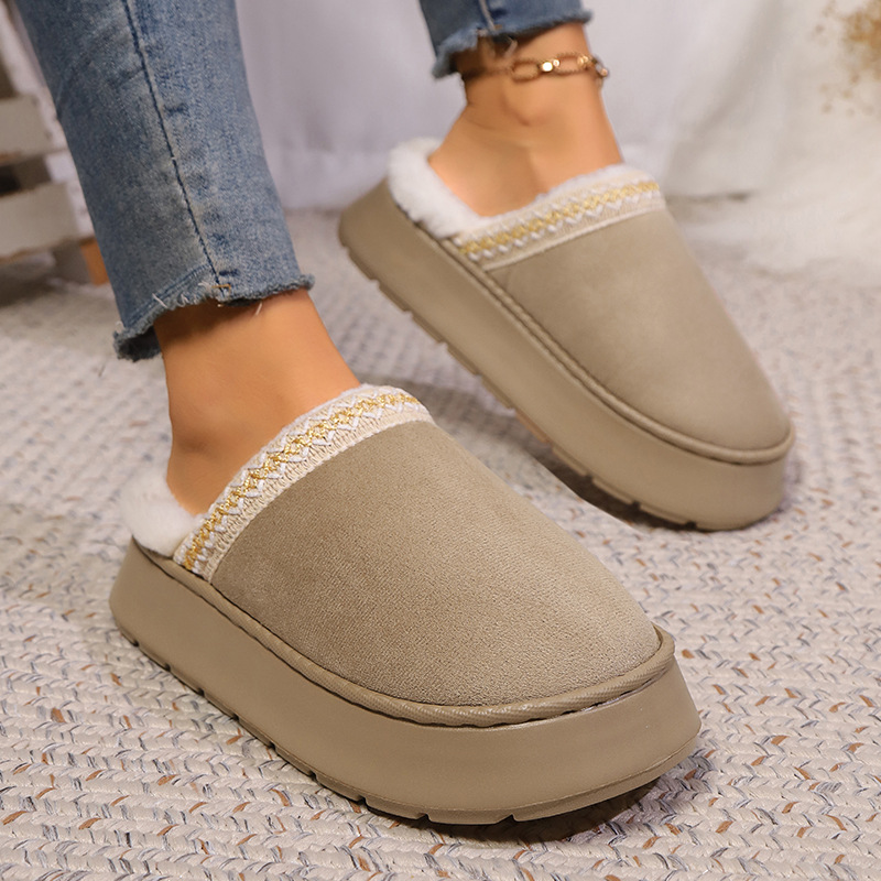 Men'S Fashion Houses - Home Slipper Women Winter Warm Fuzzy