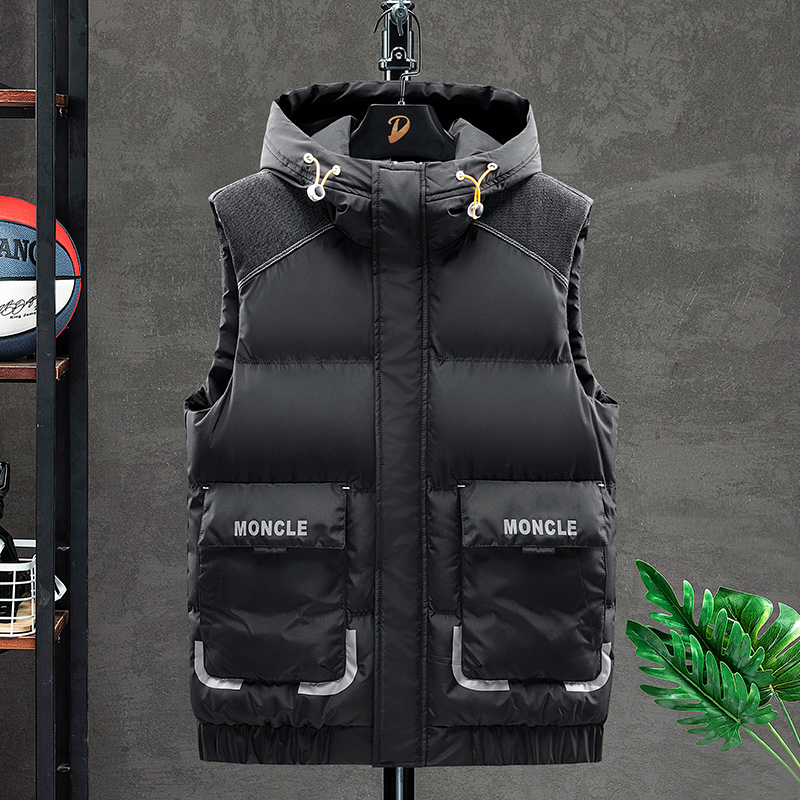 Autumn Winter Men Vest Jacket  - Fashion Men Vogue ulasan dan harga