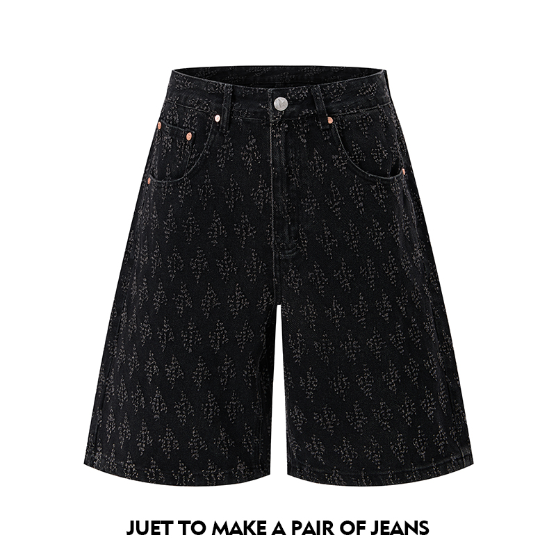Ummer Men’s Denim Shorts Combi - Mens Fashion Combination ulasan dan harga