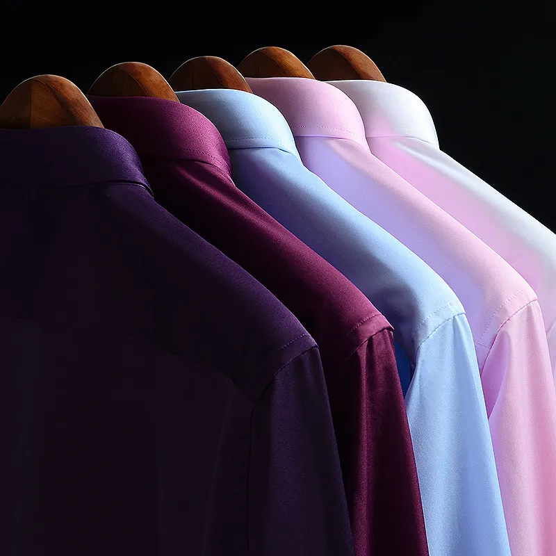 2026 Non-Iron Solid  Soft Easy - Dress Shirt Non-Iron ulasan dan harga