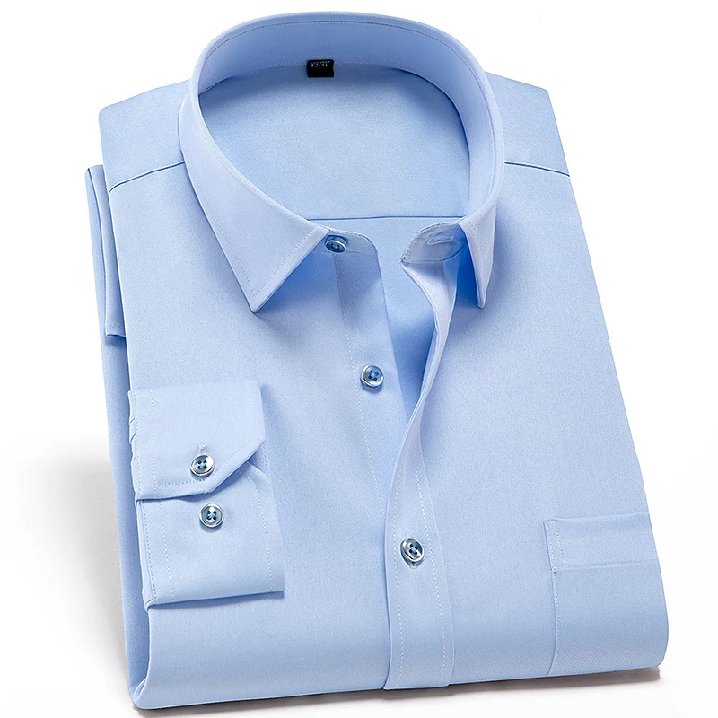 2026 Non-Iron Solid  Soft Easy - Dress Shirt Non-Iron ulasan dan harga