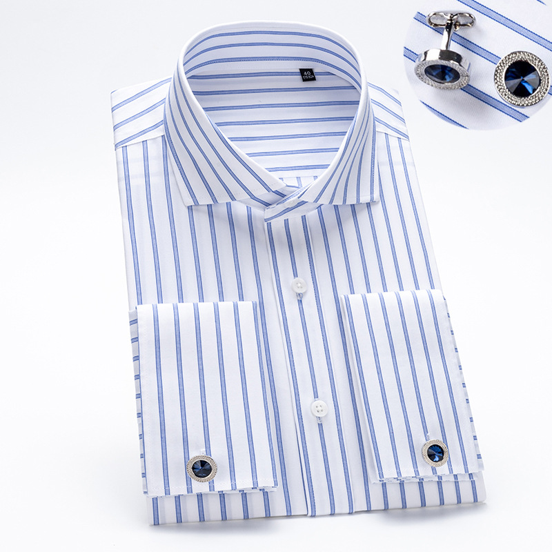 Luxury Windsor Collar Men's Co - Dress Shirt Non-Iron ulasan dan harga