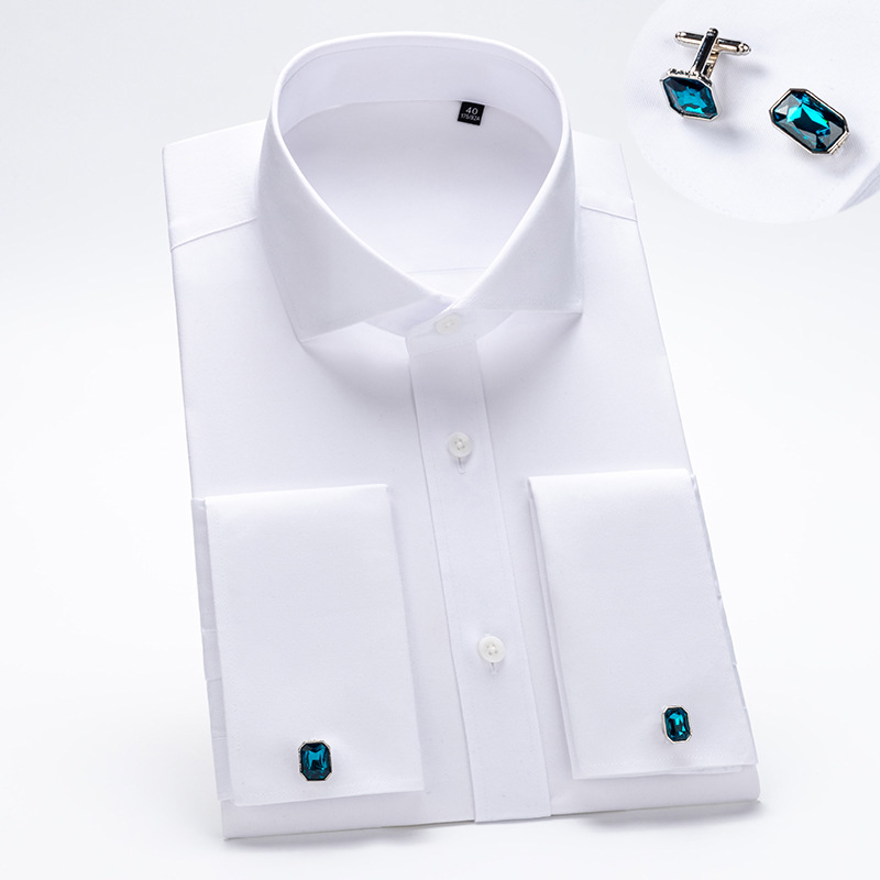 Luxury Windsor Collar Men's Co - Dress Shirt Non-Iron ulasan dan harga