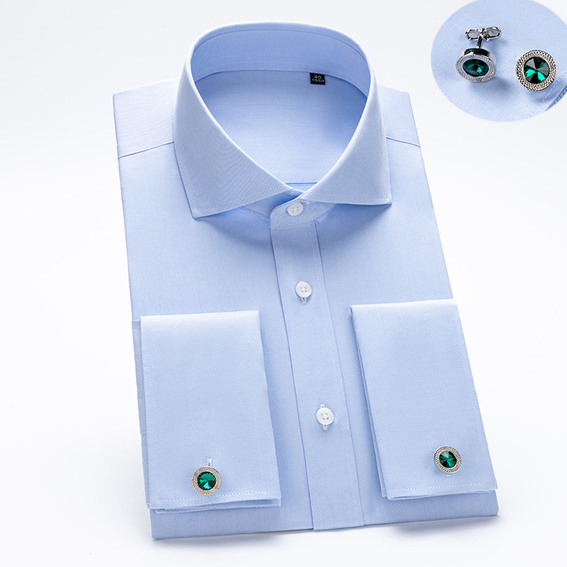Luxury Windsor Collar Men's Co - Dress Shirt Non-Iron ulasan dan harga