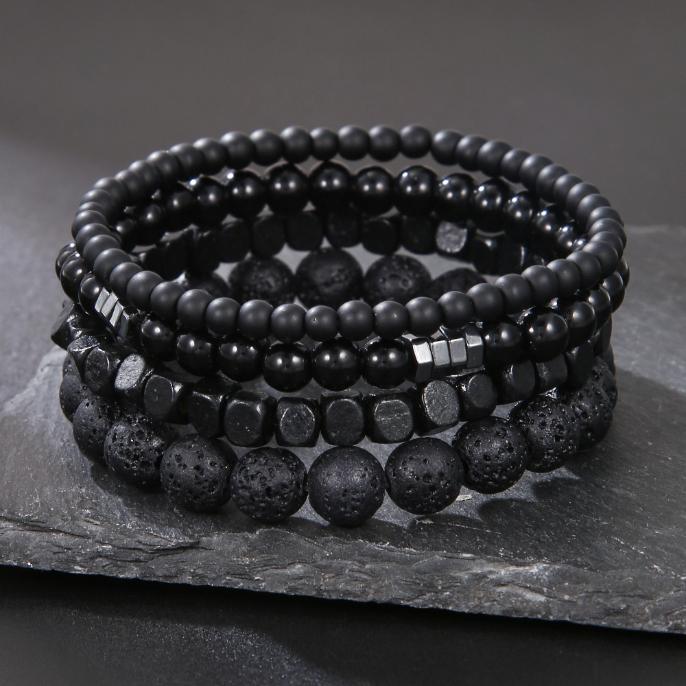 4PC Volcano Stone Black Gallst - Mens Fashion Combination ulasan dan harga