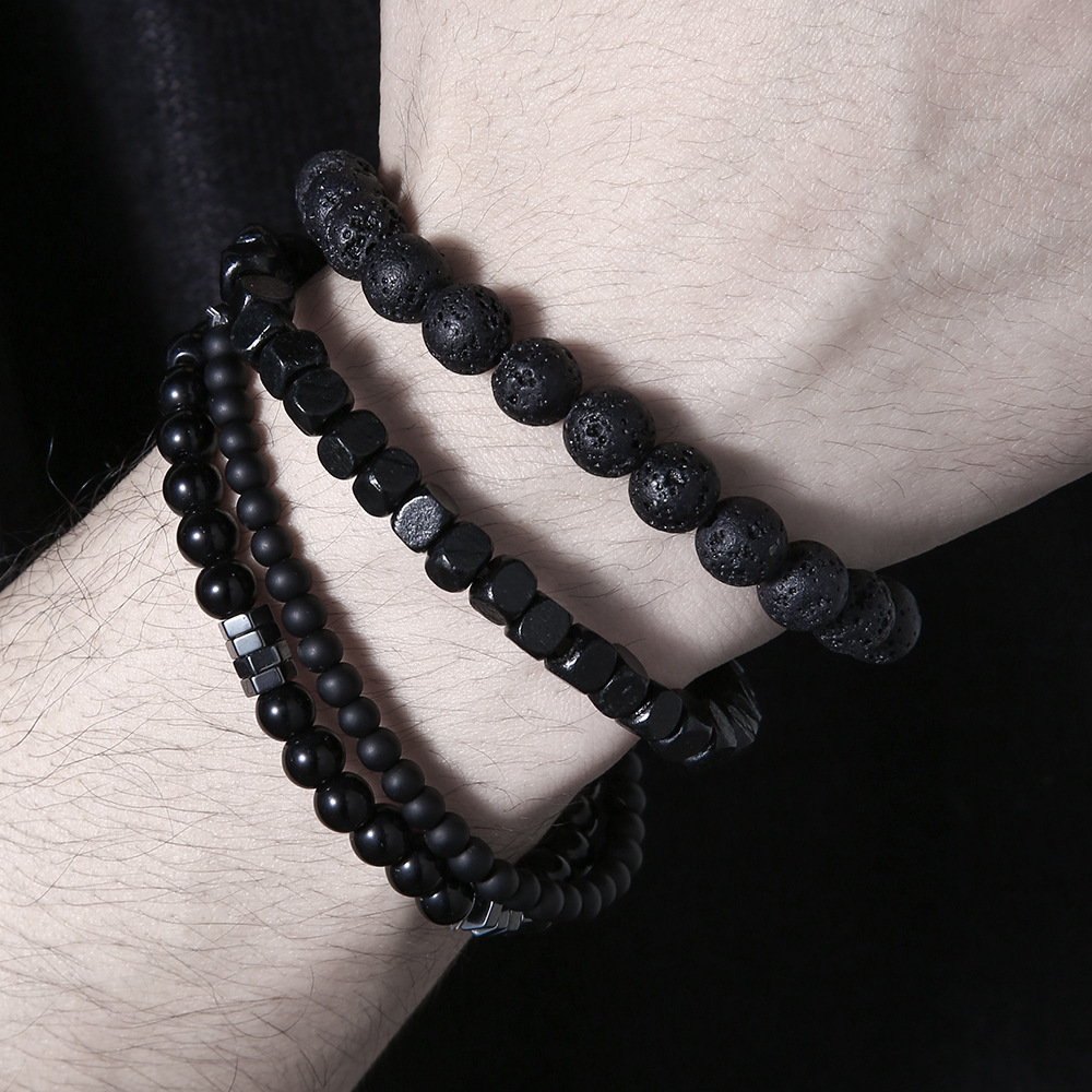 4PC Volcano Stone Black Gallst - Mens Fashion Combination ulasan dan harga