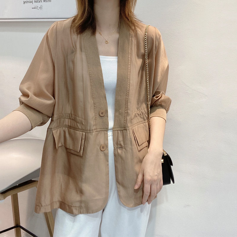 Plus Size Waist Tie V-neck Bla - Mens Fashion Blazer ulasan dan harga