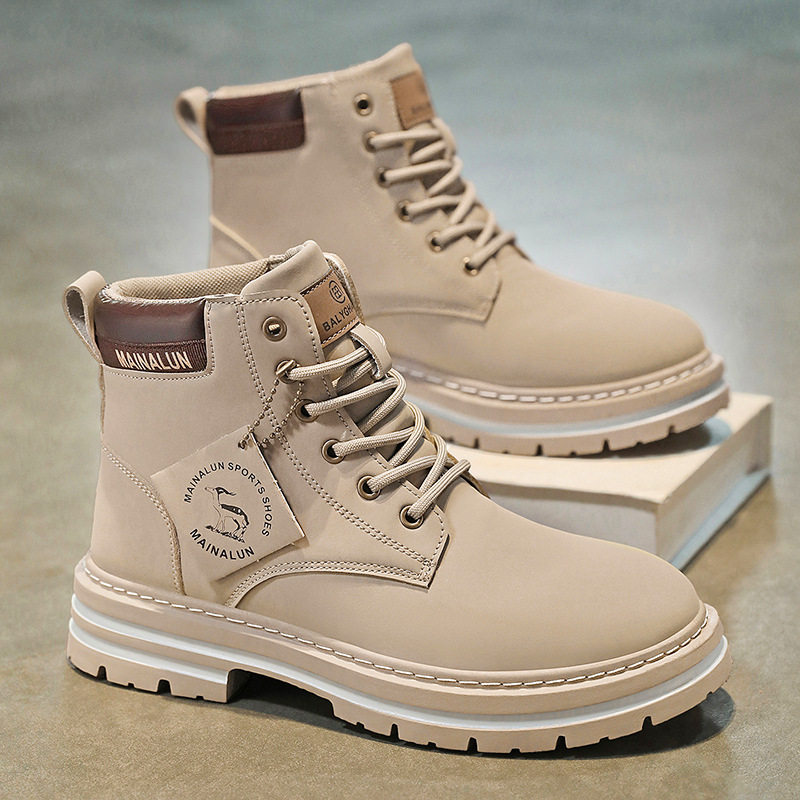 Classic Men High Top Boots Hig - Fashion Men'S Boots ulasan dan harga