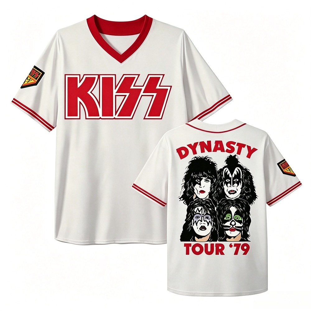 Retro 70s Rock Band Face Art P - Men'S Fashion 70S ulasan dan harga