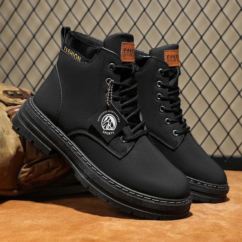 Men High Top Boots 2025 Autumn - Mens Fashion Autumn 2025 ulasan dan harga