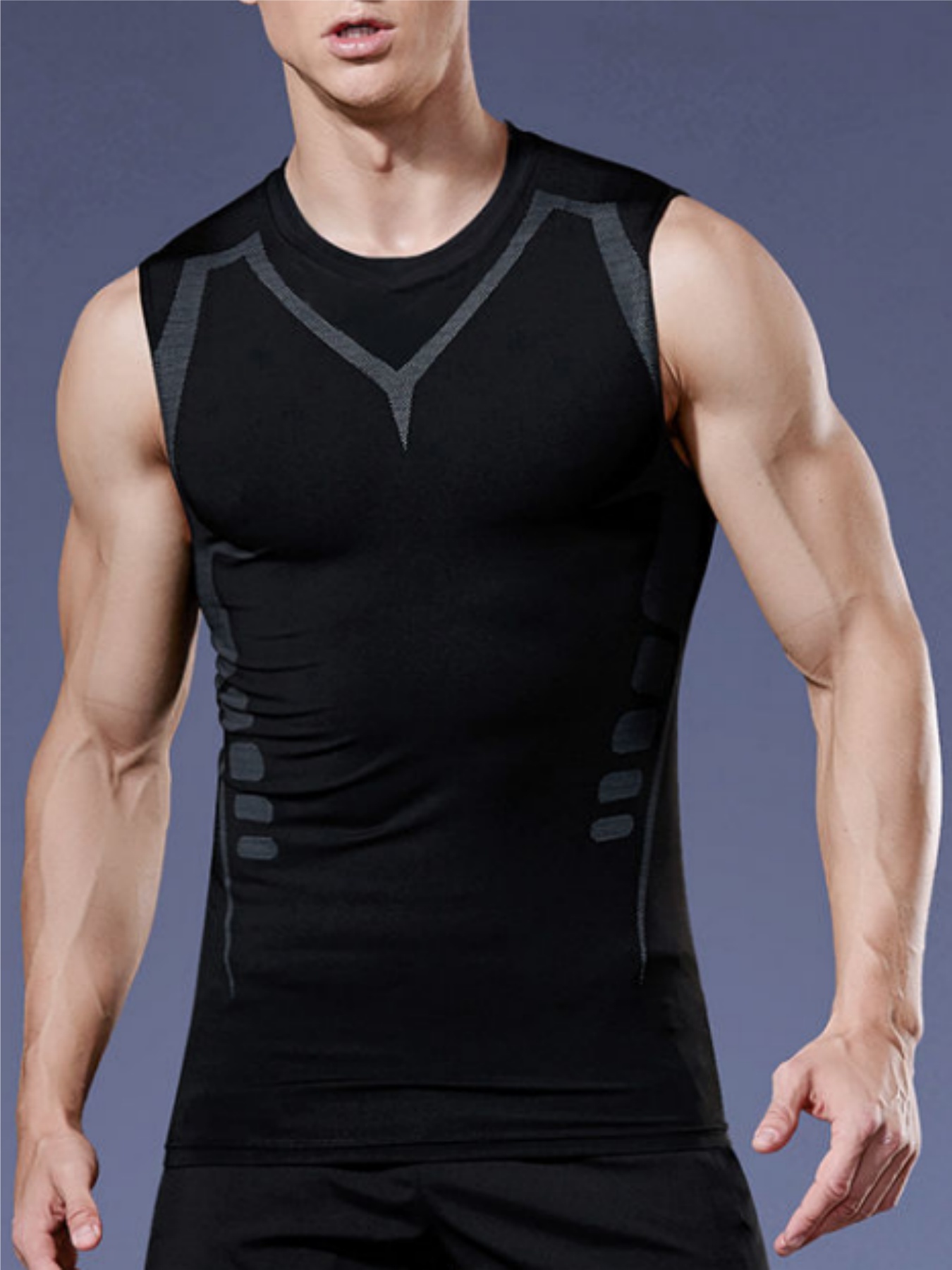 Men's Tight Vest Compression S - Compression Shirt Workout ulasan dan harga