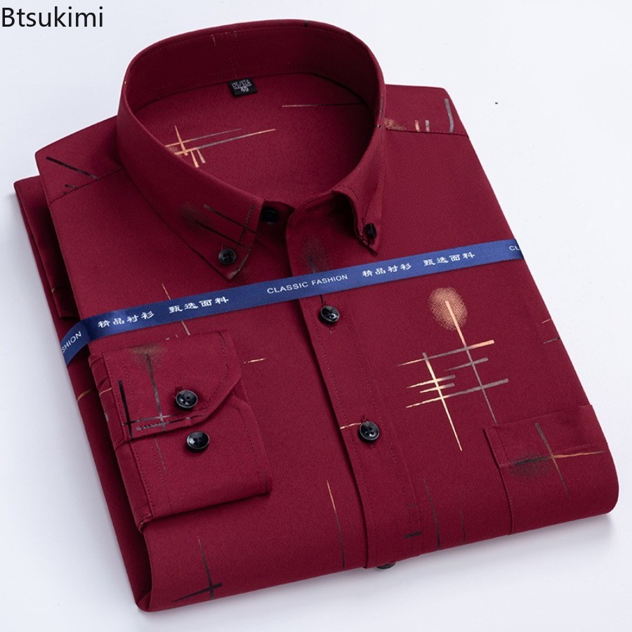Latest Hot Sale Men's Dress Sh - Dress Shirt Non-Iron ulasan dan harga