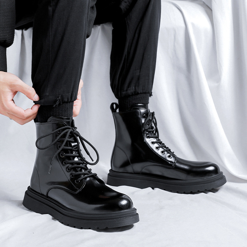 men fashion platform boots bla - Mens Fashion Dress Shoes ulasan dan harga