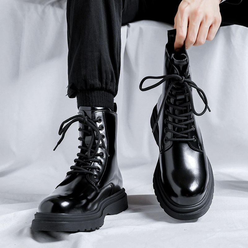 men fashion platform boots bla - Mens Fashion Dress Shoes ulasan dan harga