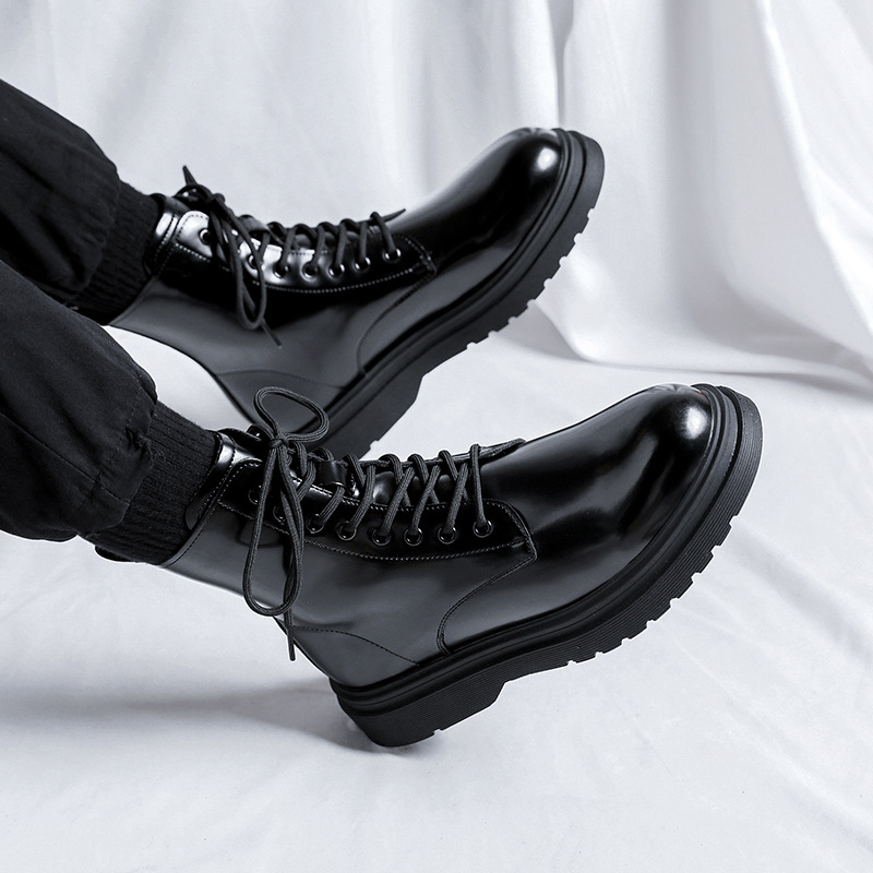 men fashion platform boots bla - Mens Fashion Dress Shoes ulasan dan harga
