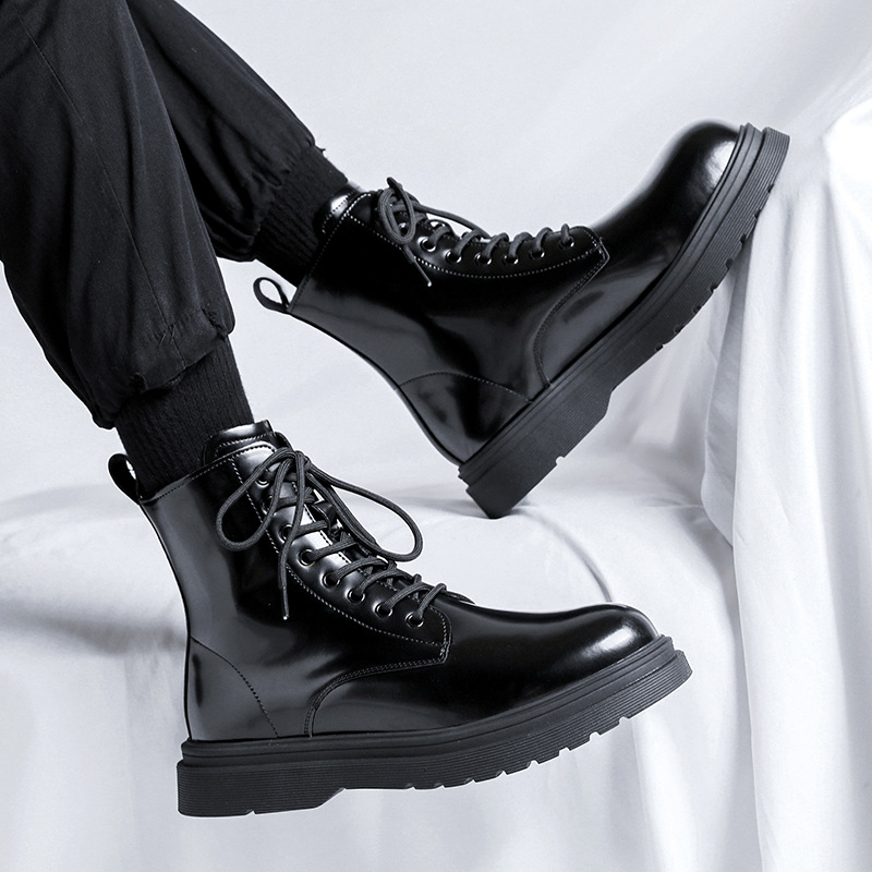 men fashion platform boots bla - Mens Fashion Dress Shoes ulasan dan harga