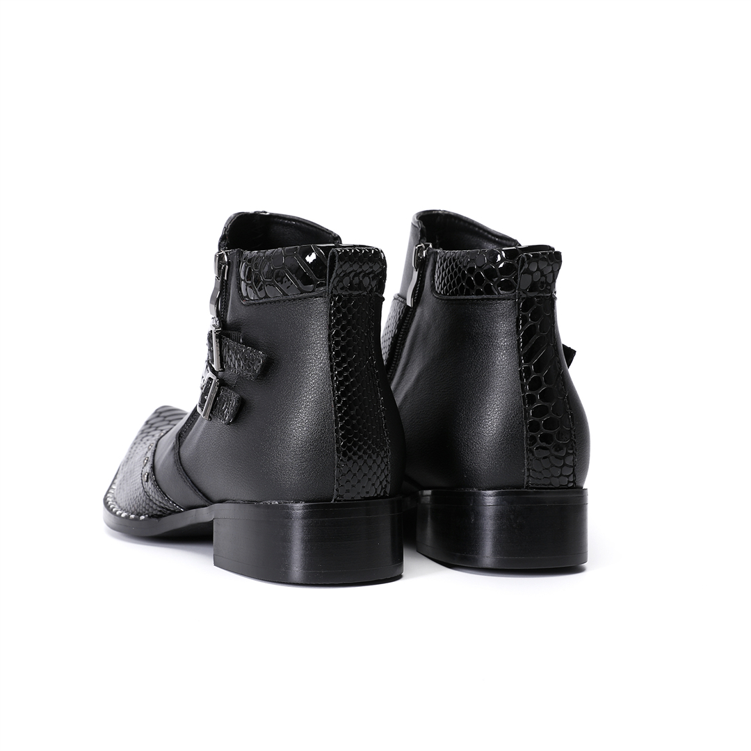 fashion rivets pointed toe men - Mens Fashion Dress Shoes ulasan dan harga