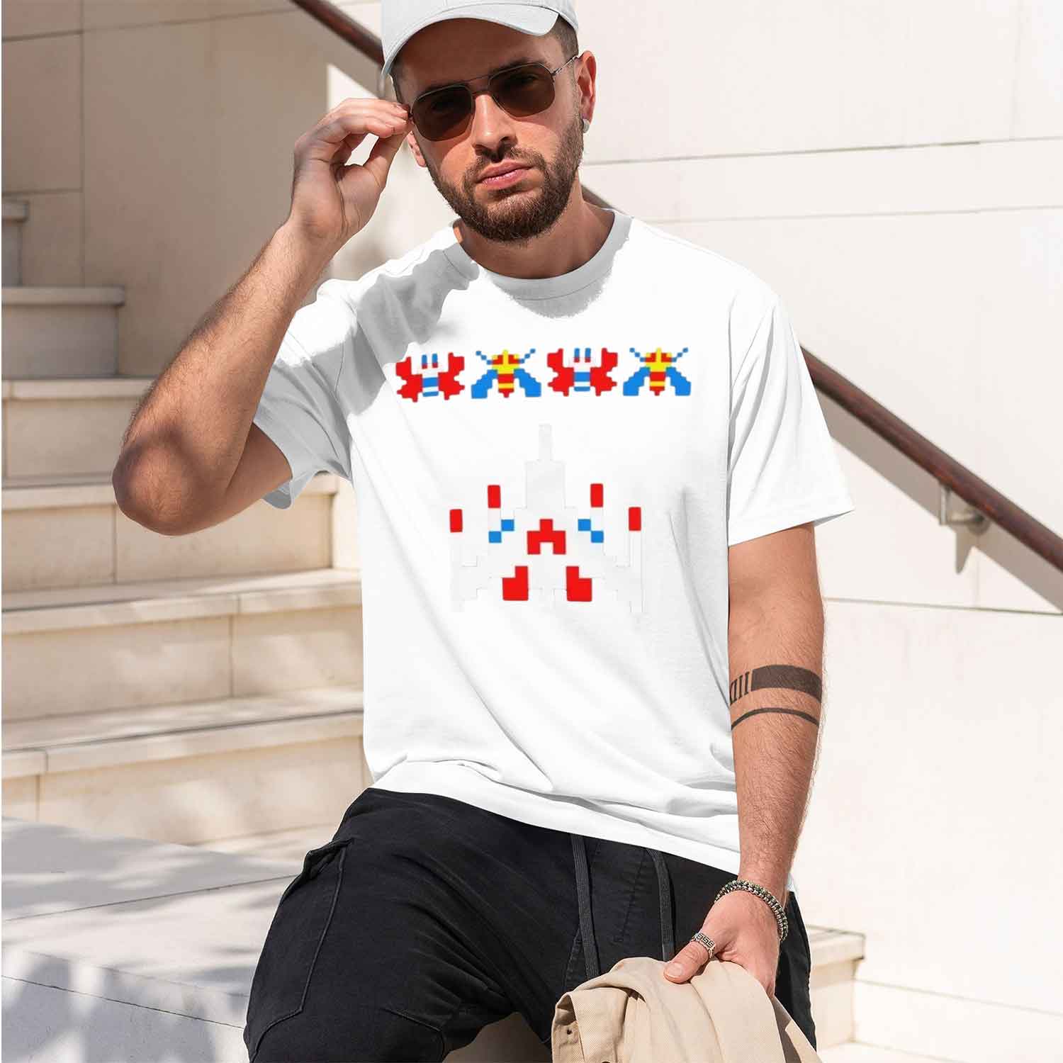 80s 70s Arcade Galaga Video Ga - Men'S Fashion 70S ulasan dan harga