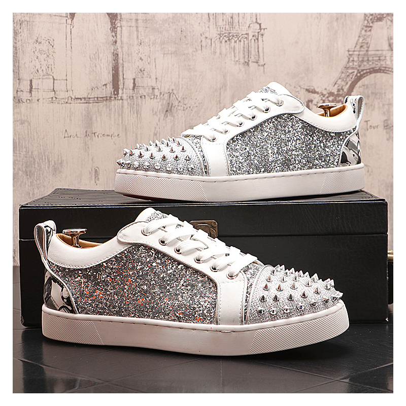 mens luxury fashion silver riv - Mens Fashion Dress Shoes ulasan dan harga