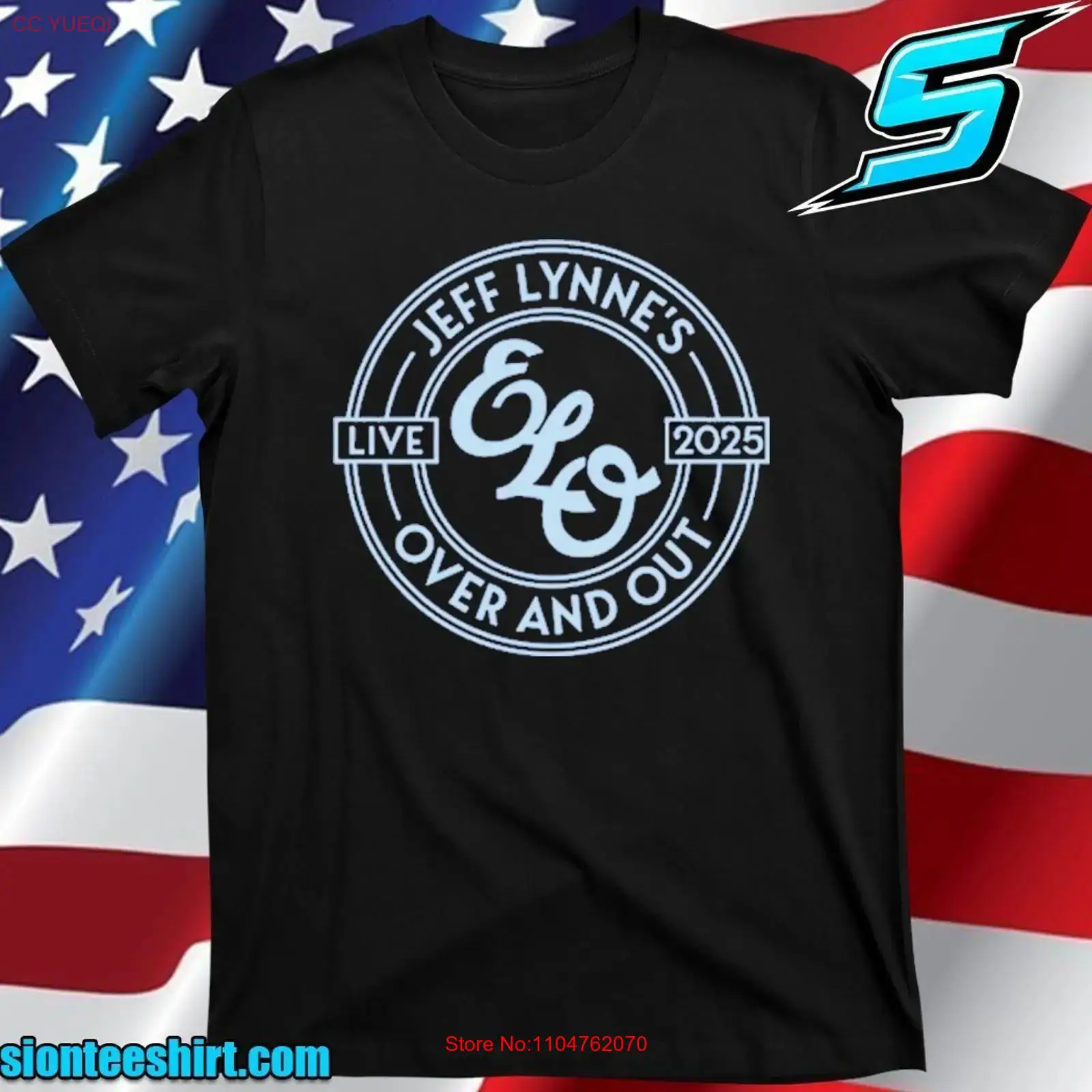 Jeff Lynne s ELO Over And Out  - Graphic Tee Oversized ulasan dan harga