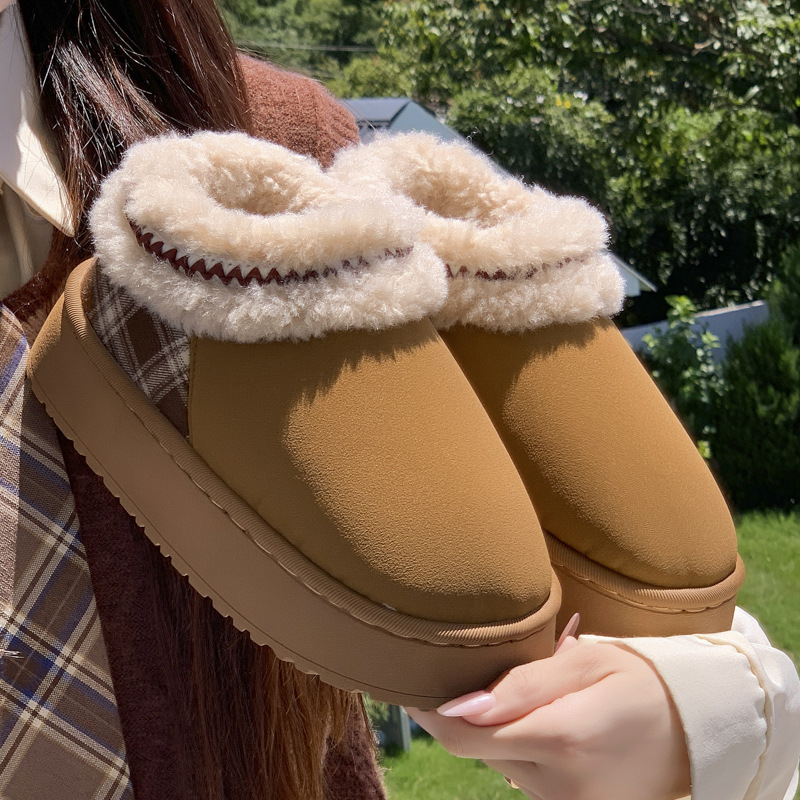 2026 Platform Fluffy Slippers  - Men'S Fashion Houses ulasan dan harga