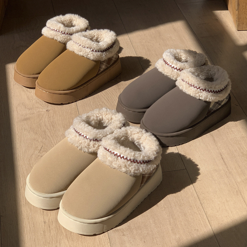 2026 Platform Fluffy Slippers  - Men'S Fashion Houses ulasan dan harga