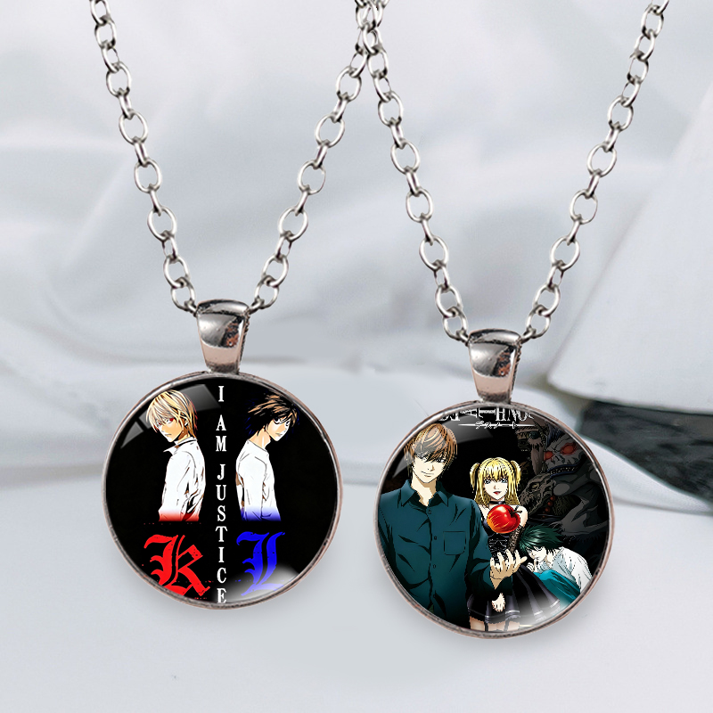 Death Note Time Gem Necklace f - Men'S Fashion Model ulasan dan harga