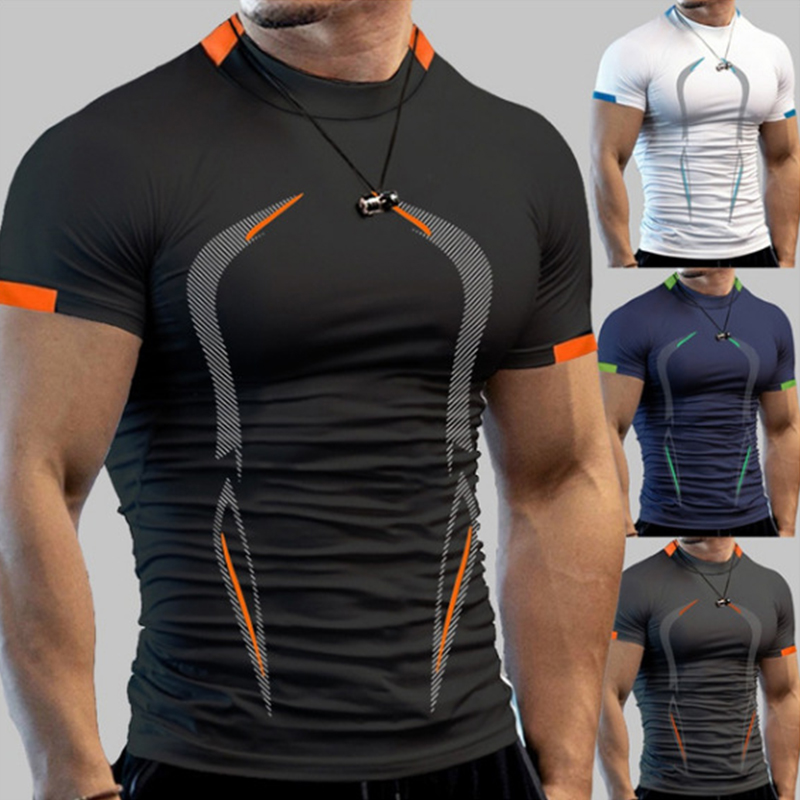 Stylish Gym Workout Compressio - Compression Shirt Workout ulasan dan harga