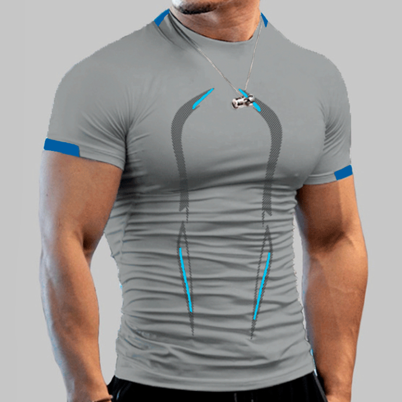 Stylish Gym Workout Compressio - Compression Shirt Workout ulasan dan harga