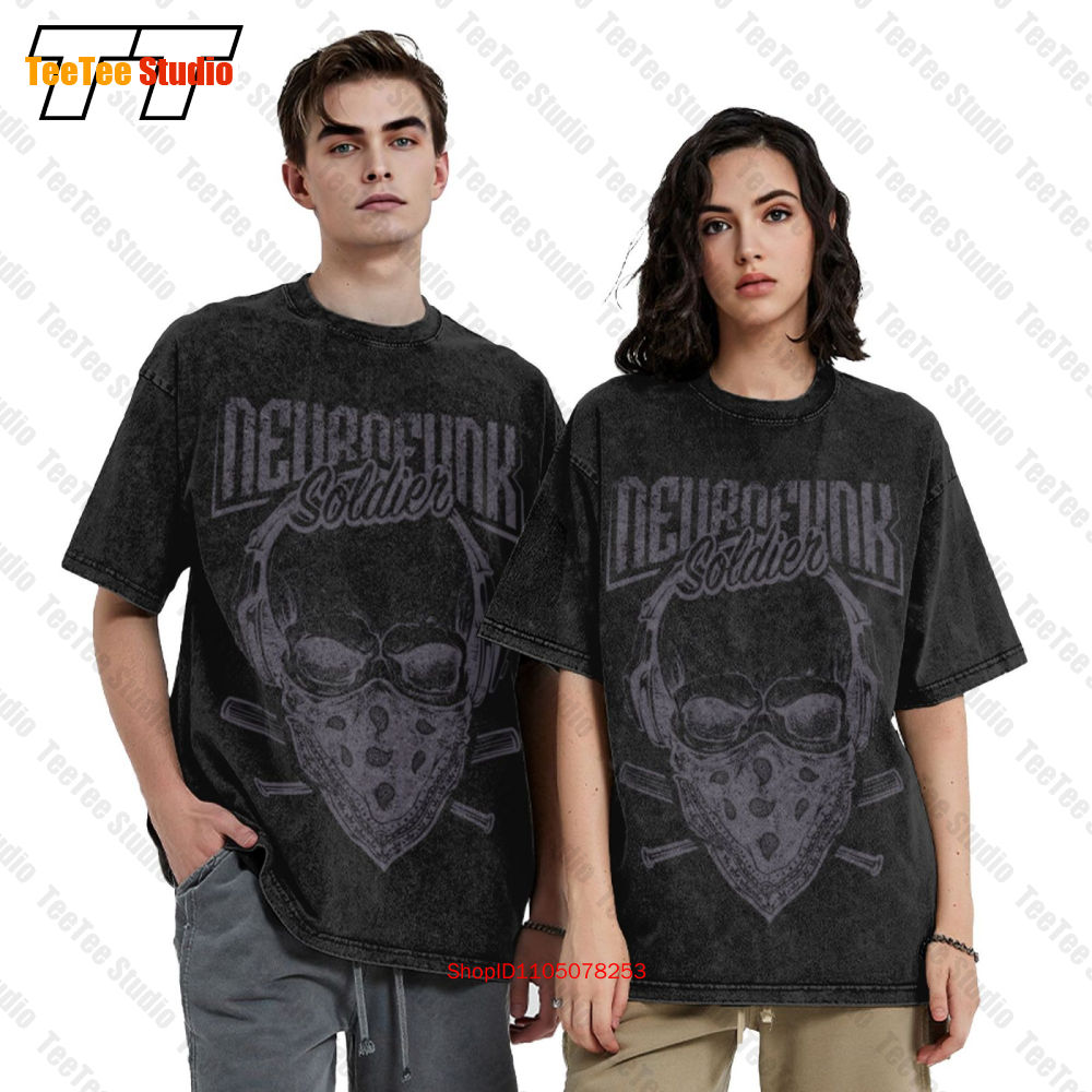 Neurofunk Soldier Graphic Desi - Graphic Tee Oversized ulasan dan harga