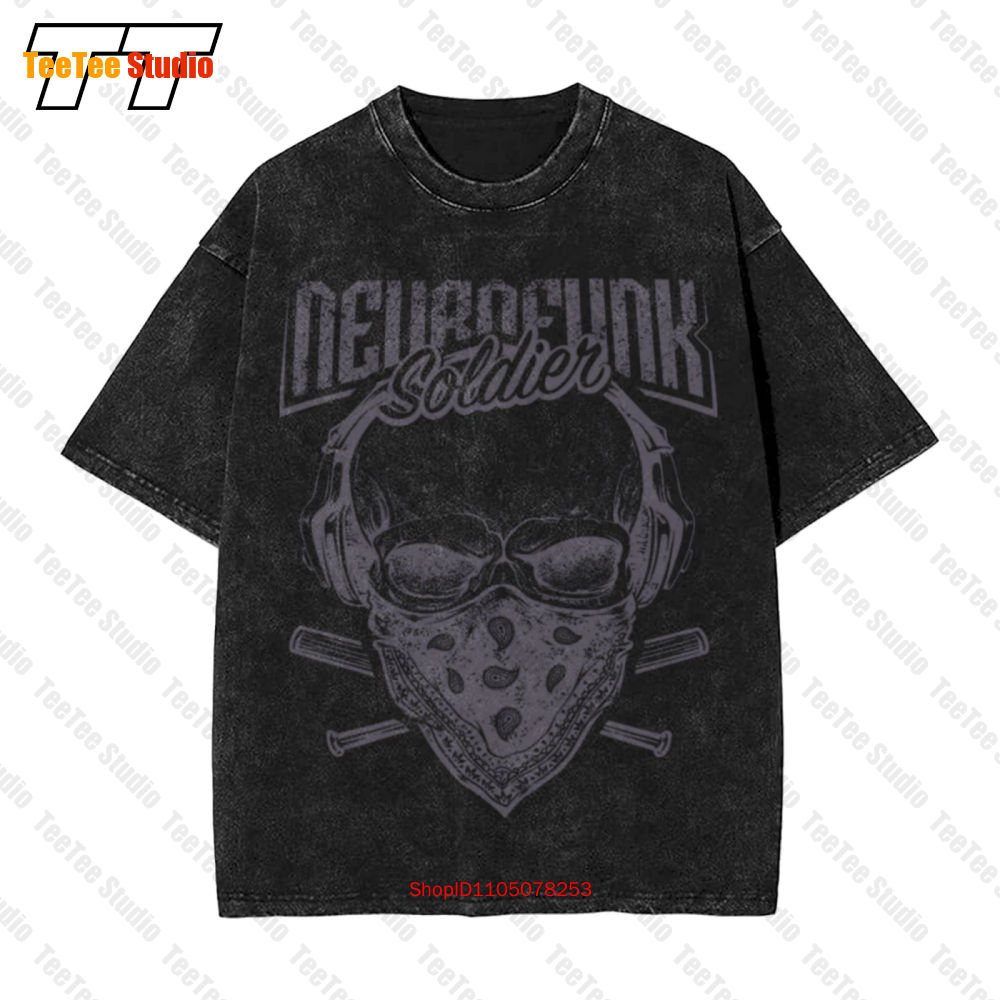Neurofunk Soldier Graphic Desi - Graphic Tee Oversized ulasan dan harga