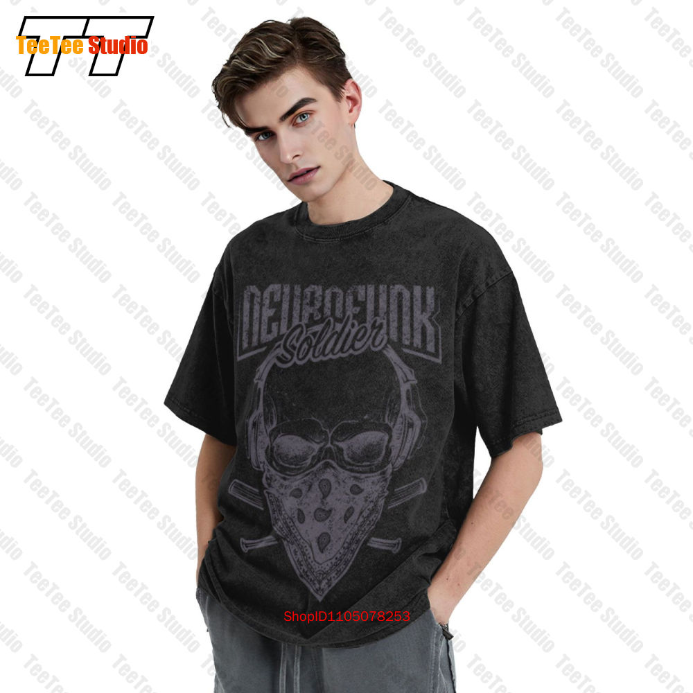 Neurofunk Soldier Graphic Desi - Graphic Tee Oversized ulasan dan harga