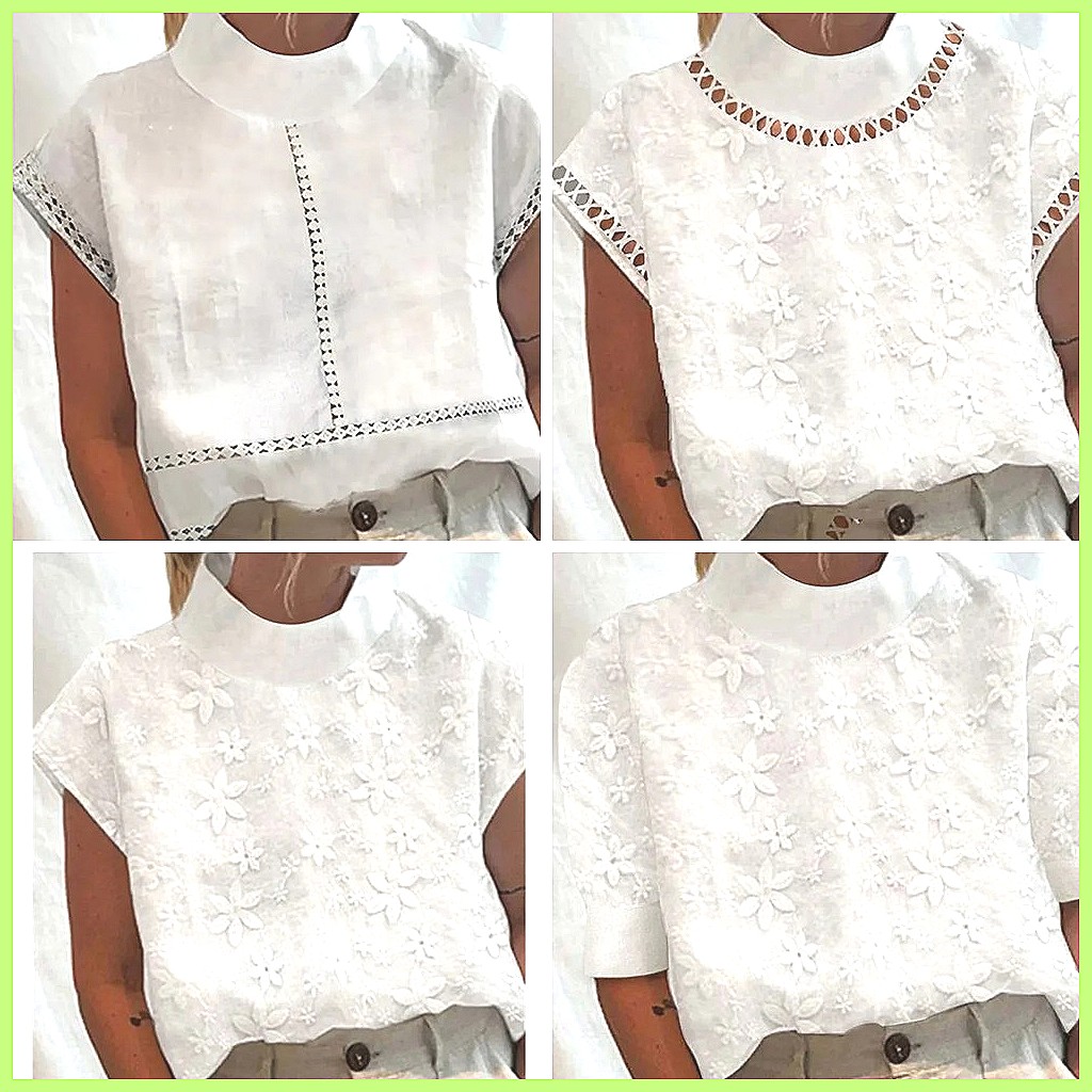 Women's Cotton Linen Pullover  - Linen Shirt Summer ulasan dan harga