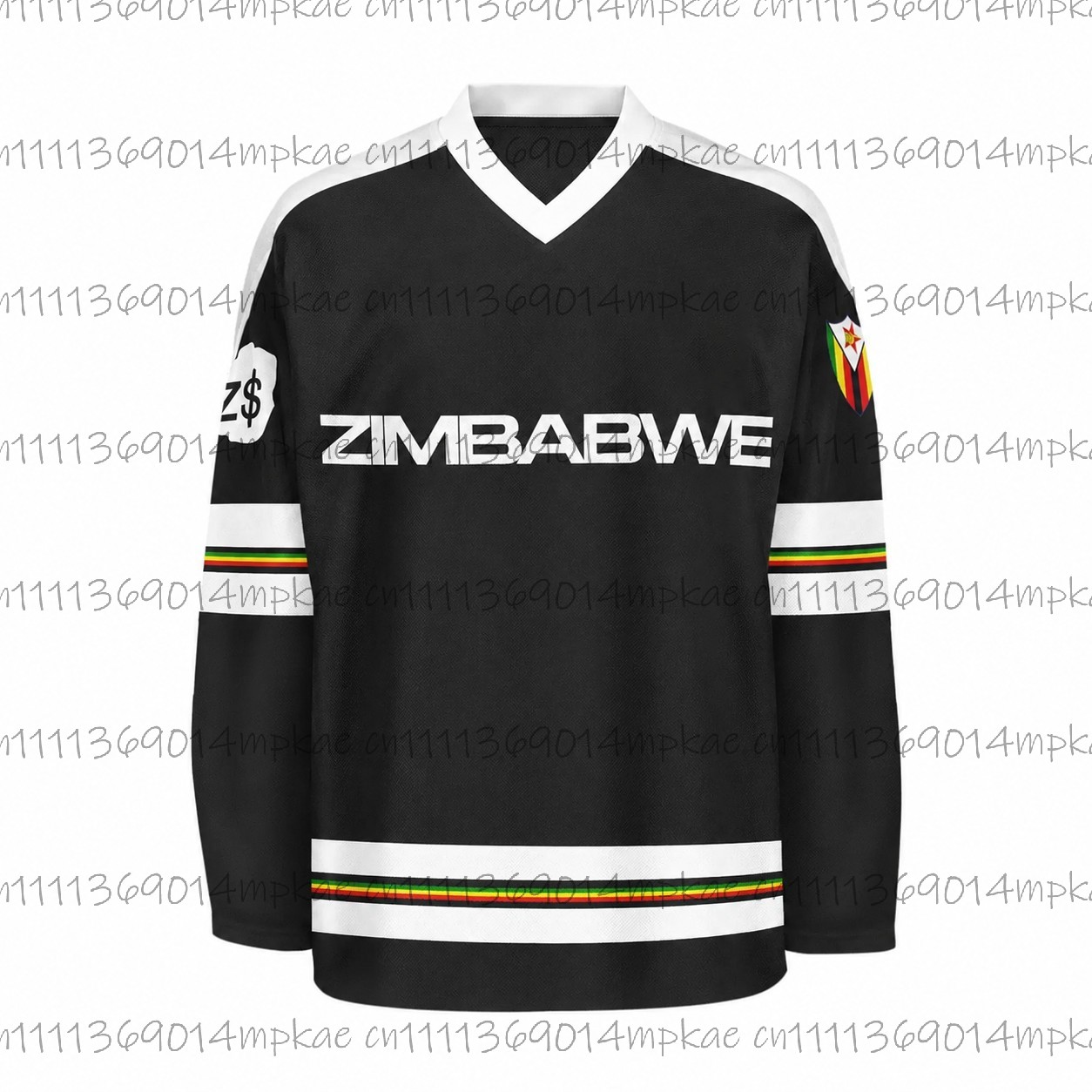 Men's Zimbabwe Printed V-Neck  - Men'S Spring Fashion ulasan dan harga