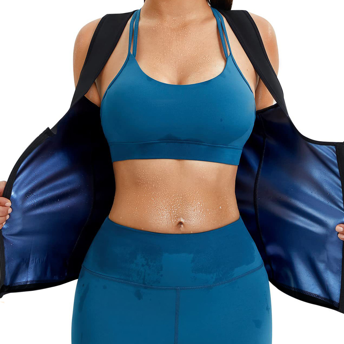 1PCS Women’s Sweat Vest for We - Compression Shirt Workout ulasan dan harga