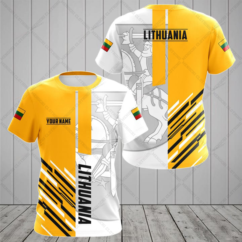 Custom Summer Casual Lithuania - Graphic Tee Oversized ulasan dan harga