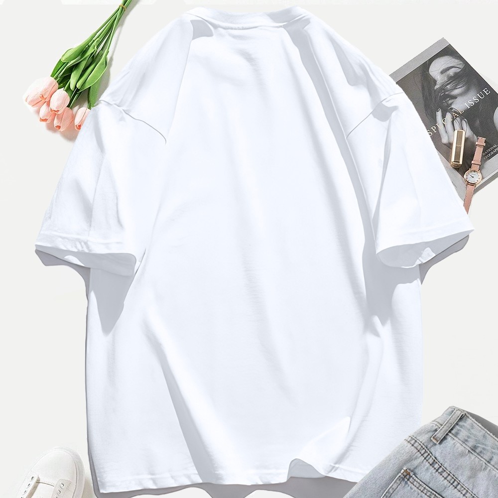 Summer Custom Cotton T-Shirts  - Graphic Tee Oversized ulasan dan harga