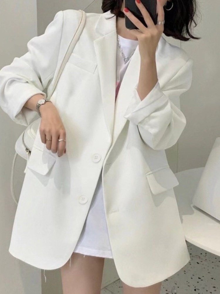 New Woman Spring Summer Solid  - Mens Fashion Blazer ulasan dan harga