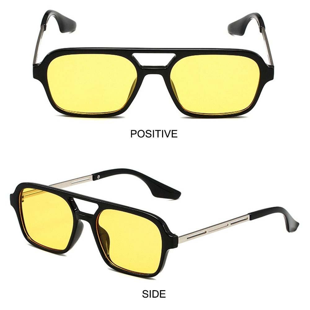 Fashion UV400 Protection Squar - Men'S Fashion 70S ulasan dan harga