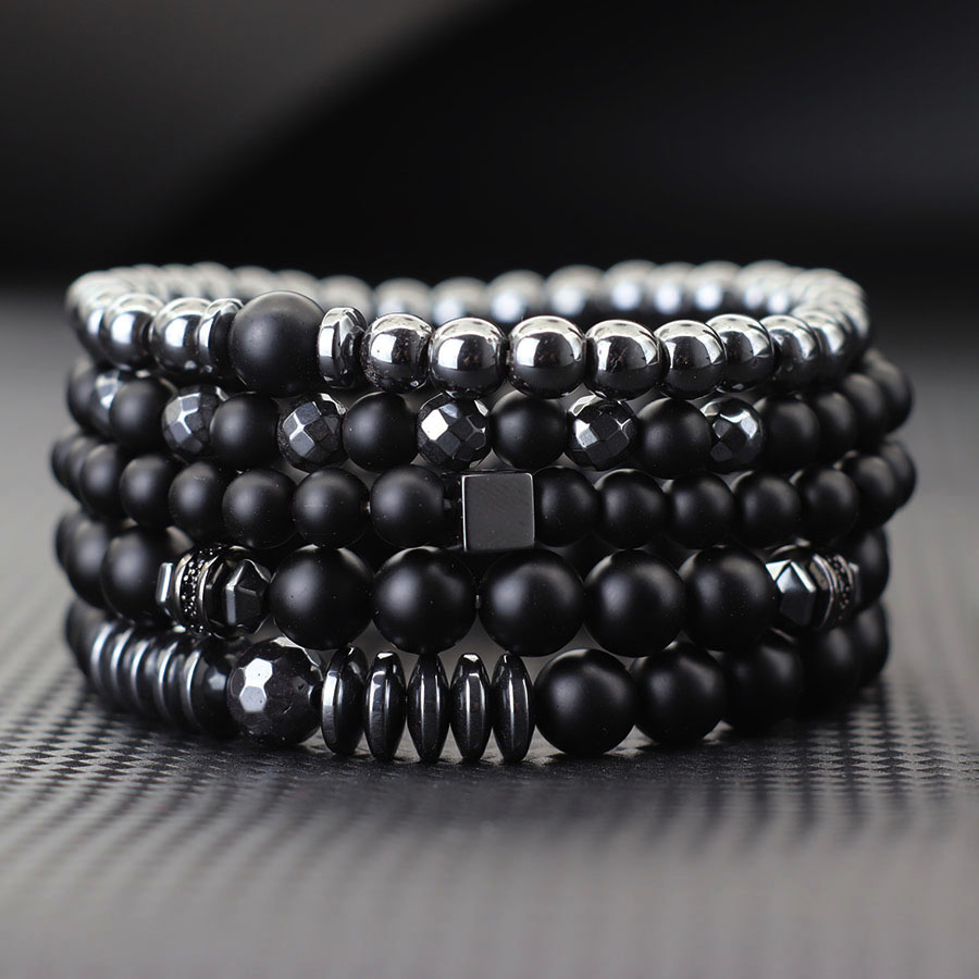 Premium Bracelet Set Men Natur - Mens Fashion Combination ulasan dan harga