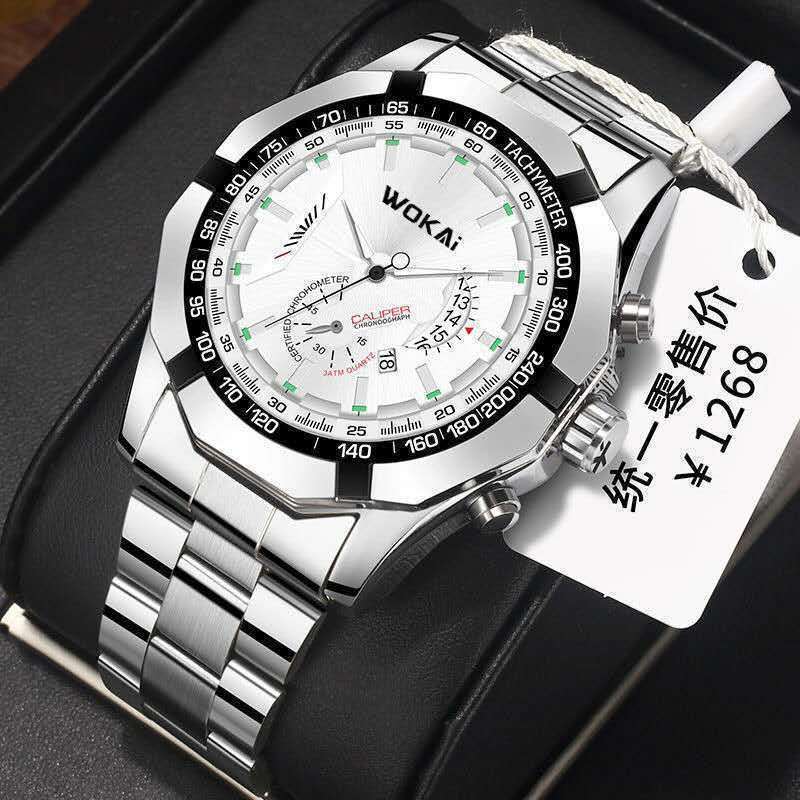 WOKAI Watch Men Red Sports Wat - Men'S Fashion Quartz Watch Wokai ulasan dan harga