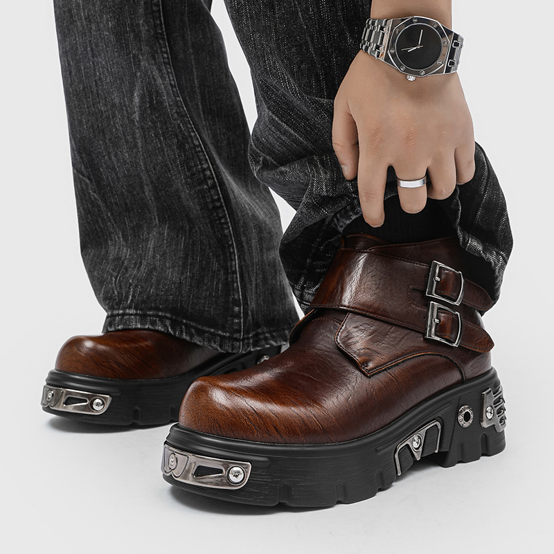large size men fashion punk go - Fashion Men'S Boots ulasan dan harga