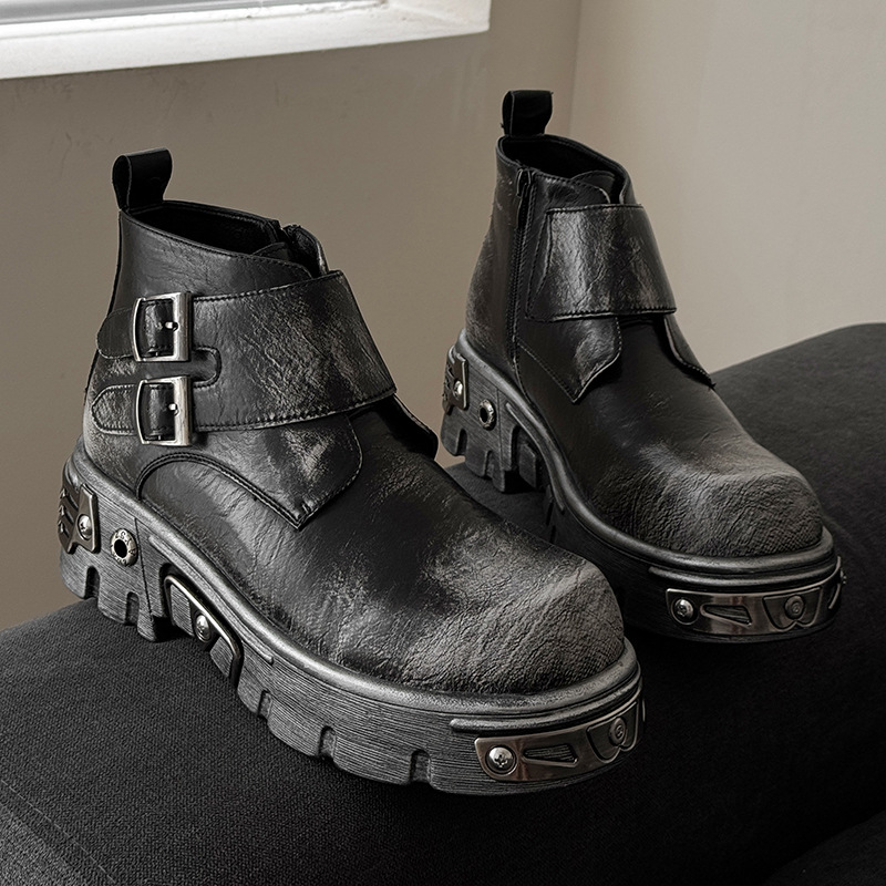 large size men fashion punk go - Fashion Men'S Boots ulasan dan harga
