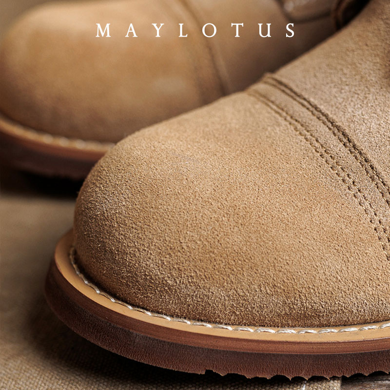 Suede Boot Goodyear-Welted Mot - Fashion Men'S Boots ulasan dan harga